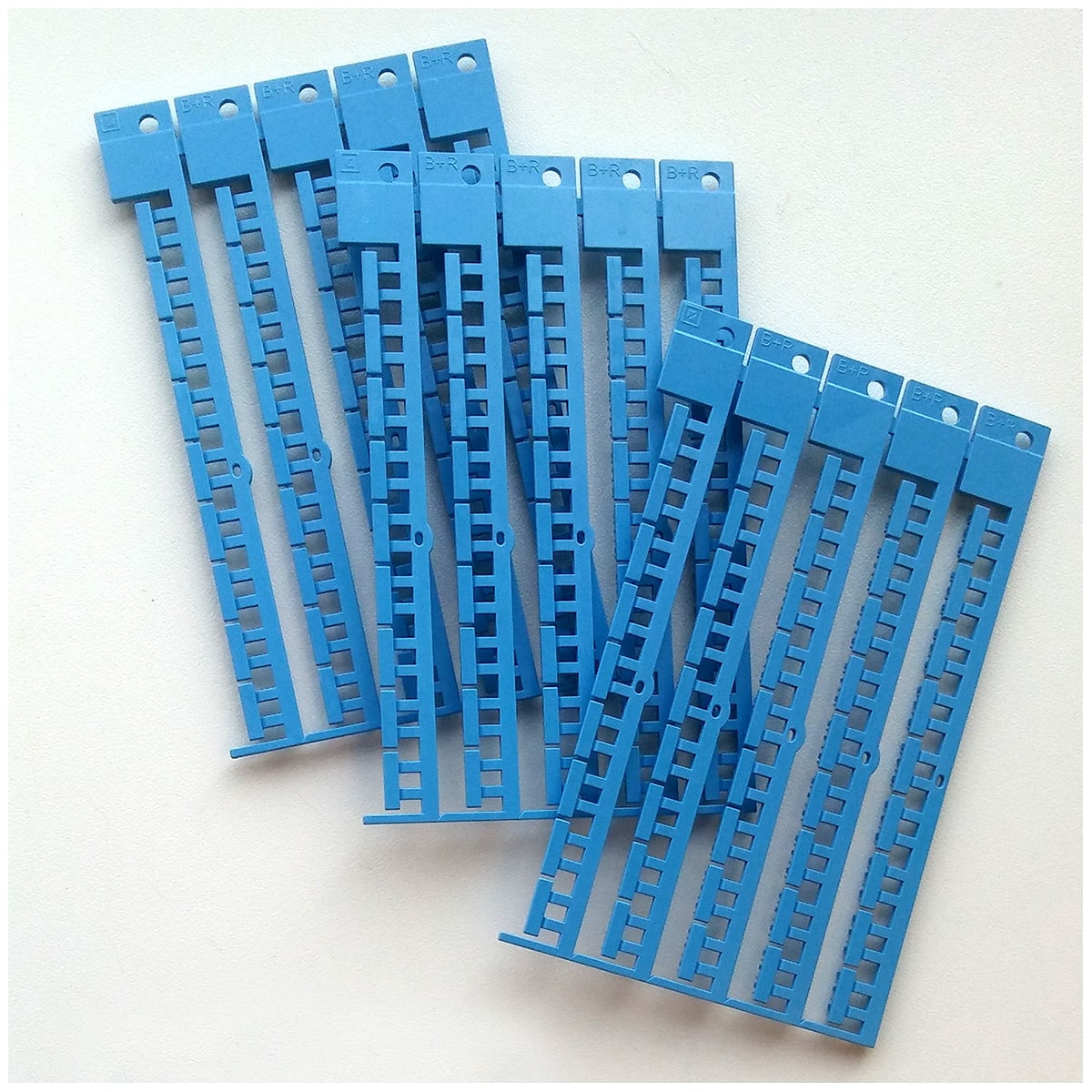 BRADY - Targhetta b+r 11x3mm azzurro