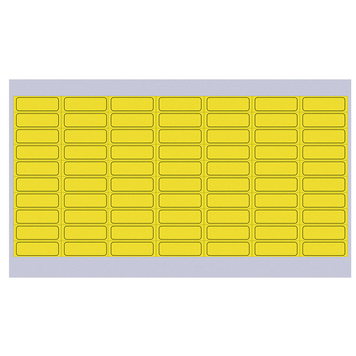 BRADY - Fogli etichette 10x30mm contorno