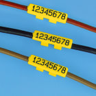 BRADY - Targhetta ICS 4x16 D.1,7/3,2 3 steli giallo