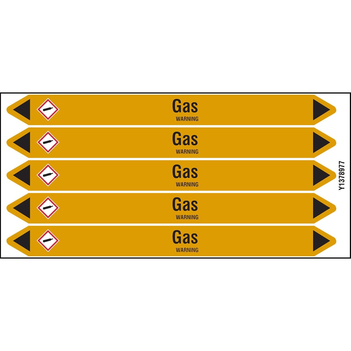 BRADY - GAS 150X12CARD-T1-P15
