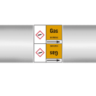 BRADY - Marcatubi in rotolo senza liner, con pittogrammi – Gas