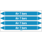 BRADY - AIR 7 BAR 250X26CARD-T1-P8