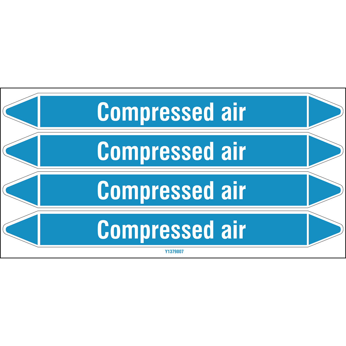 BRADY - COMPRESSED AIR 250X26CARD-T1-P8