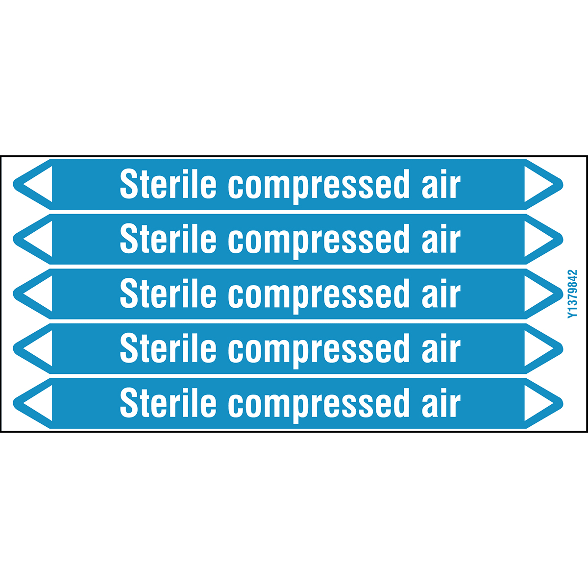 BRADY - STERILE COMPRESSED AIR 150X12CARD-T1-P8