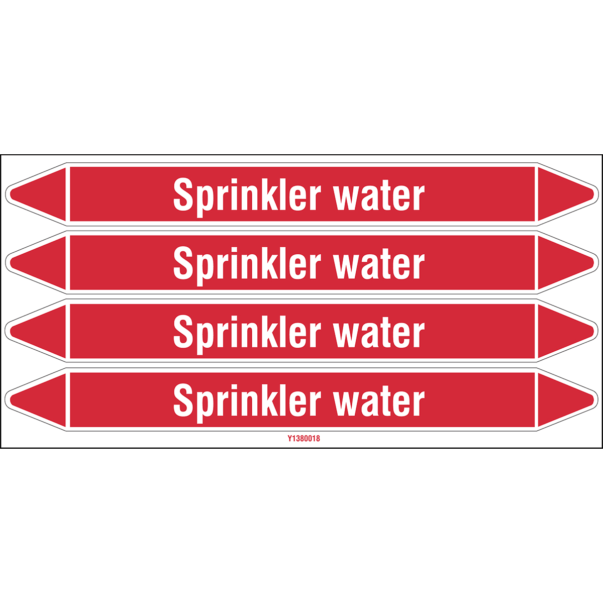 BRADY - SPRINKLER WATER 250X26CARD-T1-P04