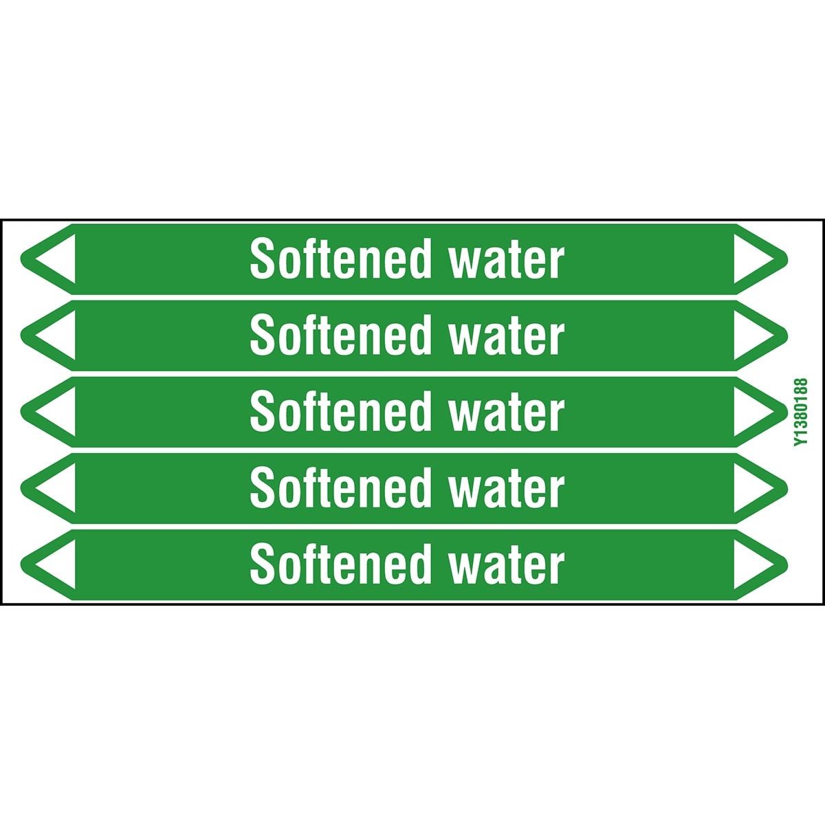 BRADY - SOFTENED WATER 150X12CARD-T1-P03 N008708