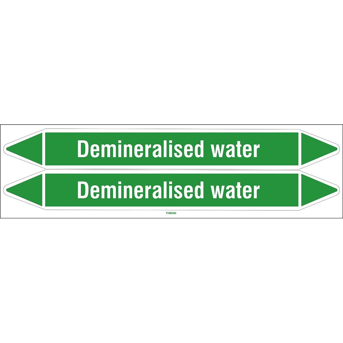 BRADY - DEMINERALISED WATER 450X52CARD-T1-P03 N009080