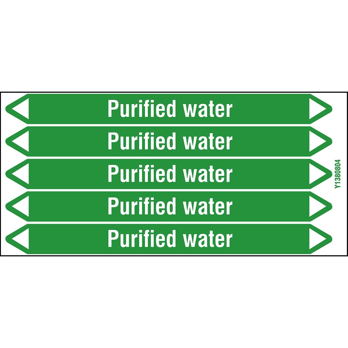 BRADY - PURIFIED WATER 150X12CARD-T1-P03 N009320