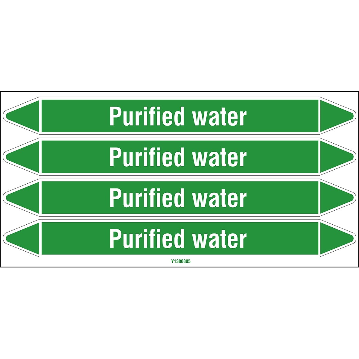 BRADY - PURIFIED WATER 250X26CARD-T1-P03