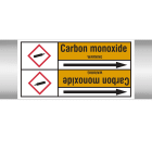 BRADY - Marcatubi in rotolo con liner e pittogrammi – Gas