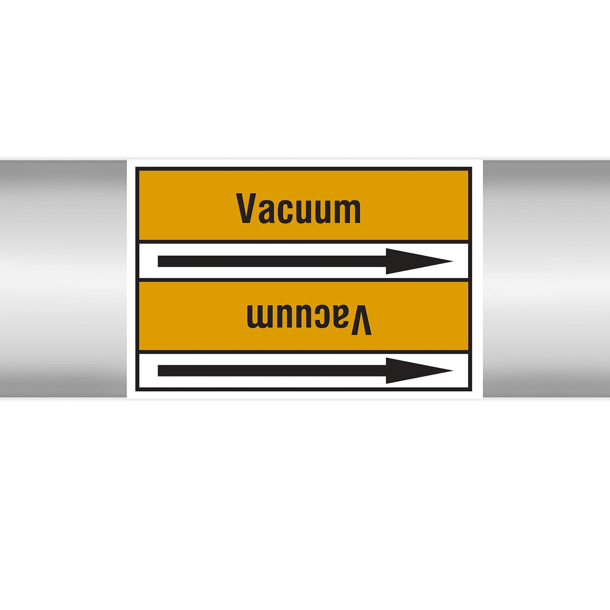 BRADY - Marcatubi in rotolo con liner, senza pittogrammi – Gas