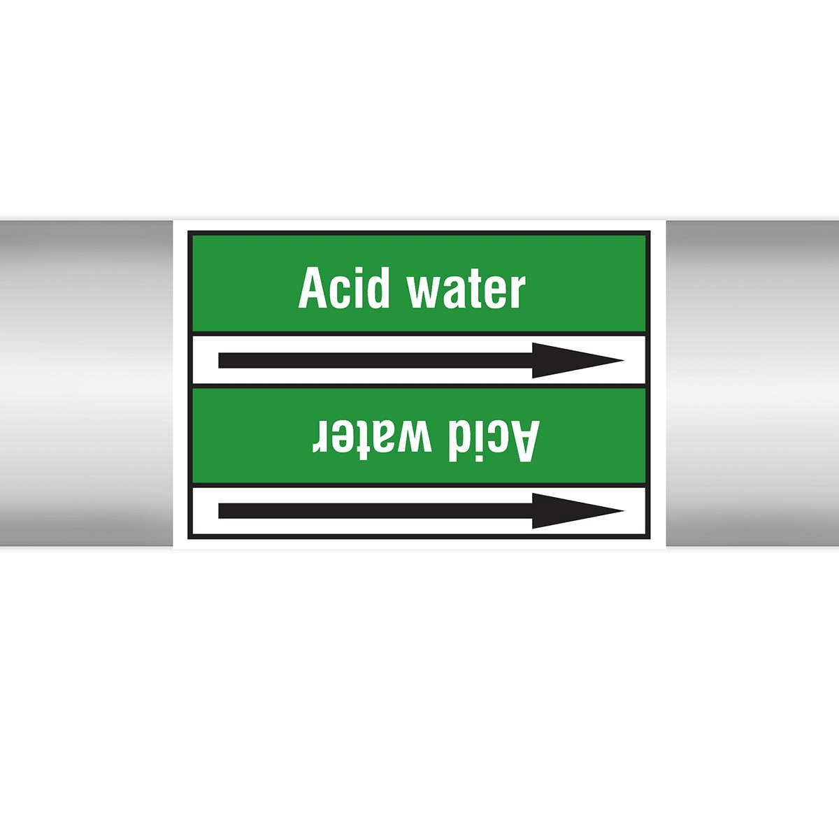 BRADY - Marcatubi in rotolo con liner, senza pittogrammi – Acqua