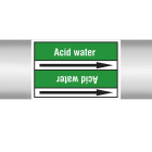 BRADY - Marcatubi in rotolo con liner, senza pittogrammi – Acqua