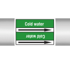 BRADY - Marcatubi in rotolo con liner, senza pittogrammi – Acqua