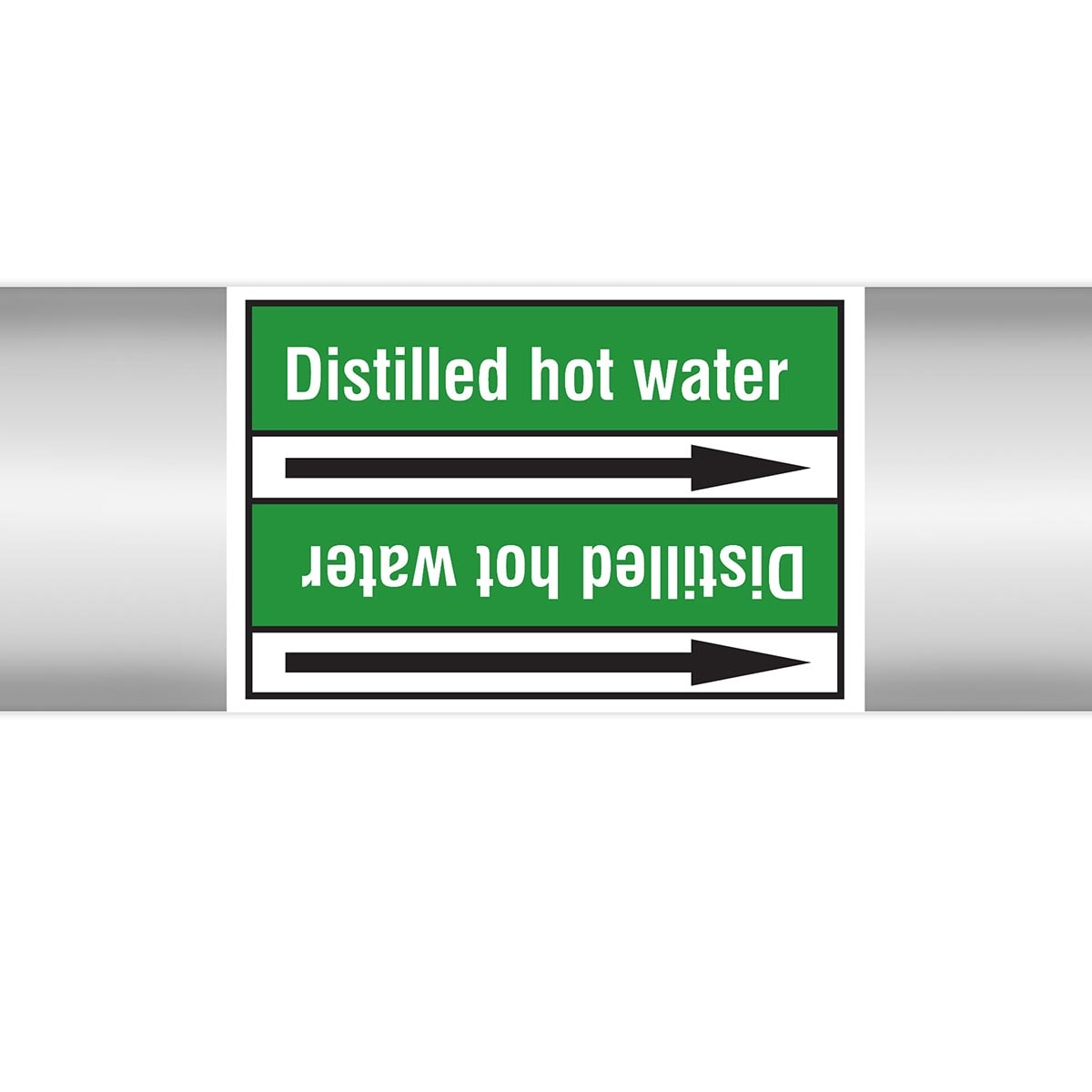 BRADY - Marcatubi in rotolo con liner, senza pittogrammi – Acqua