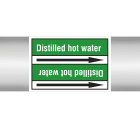 BRADY - Marcatubi in rotolo con liner, senza pittogrammi – Acqua