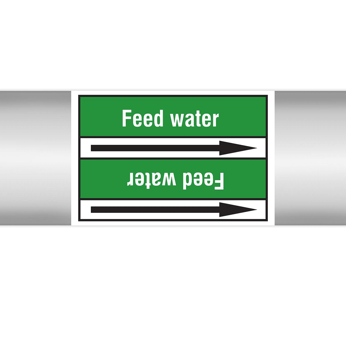 BRADY - Marcatubi in rotolo con liner, senza pittogrammi – Acqua