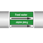 BRADY - Marcatubi in rotolo con liner, senza pittogrammi – Acqua