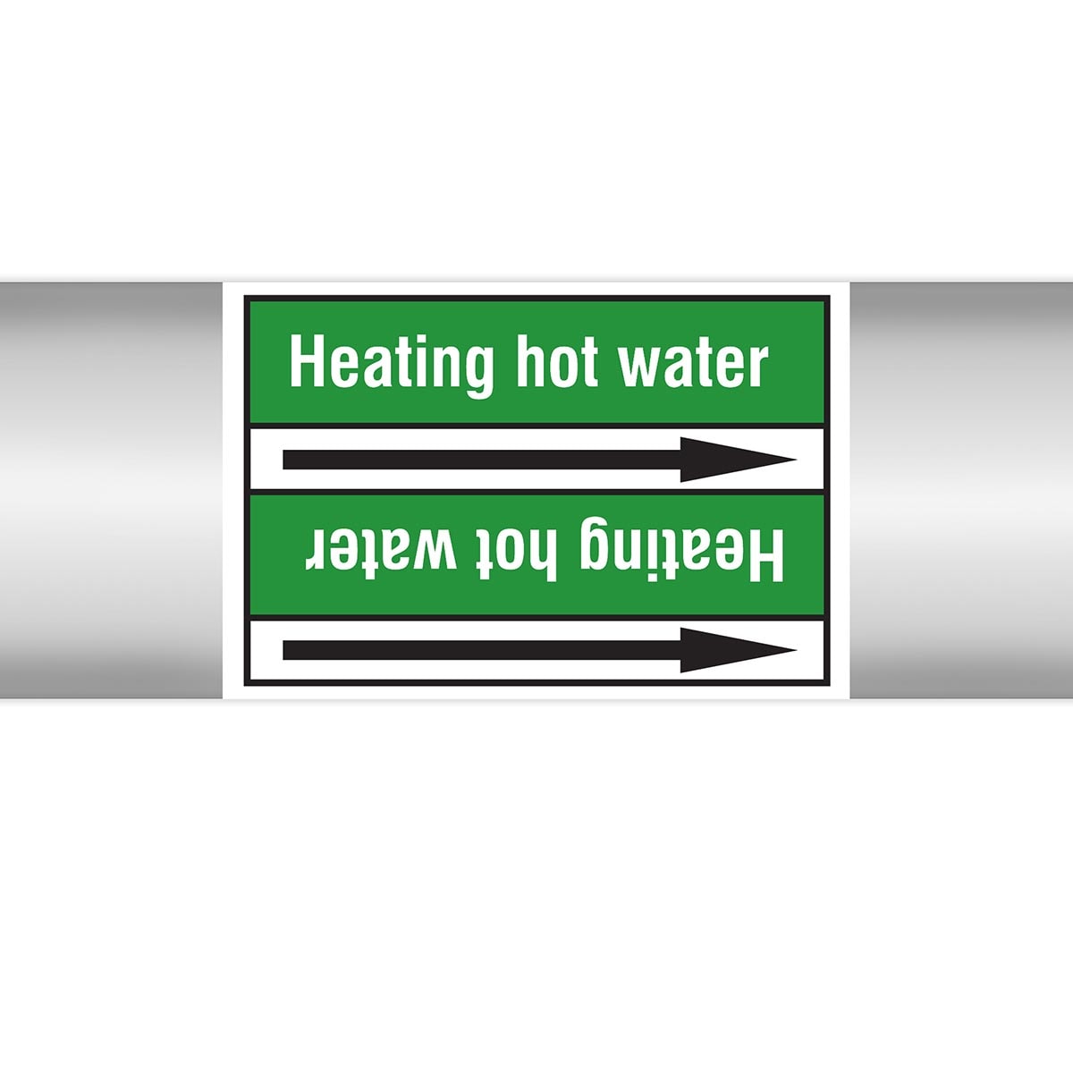 BRADY - Marcatubi in rotolo con liner, senza pittogrammi – Acqua