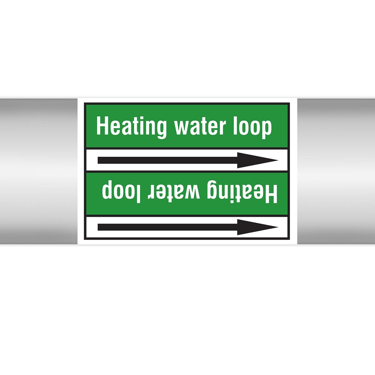 BRADY - Marcatubi in rotolo con liner, senza pittogrammi – Acqua