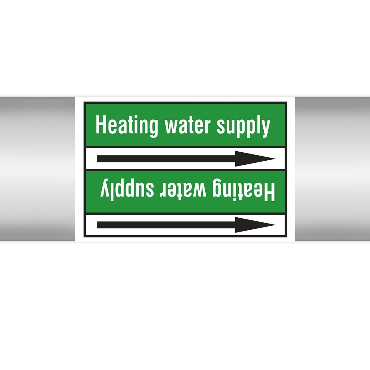 BRADY - Marcatubi in rotolo con liner, senza pittogrammi – Acqua