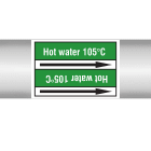 BRADY - Marcatubi in rotolo con liner, senza pittogrammi – Acqua