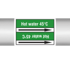 BRADY - Marcatubi in rotolo con liner, senza pittogrammi – Acqua