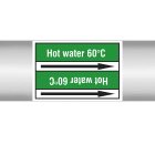 BRADY - Marcatubi in rotolo con liner, senza pittogrammi – Acqua