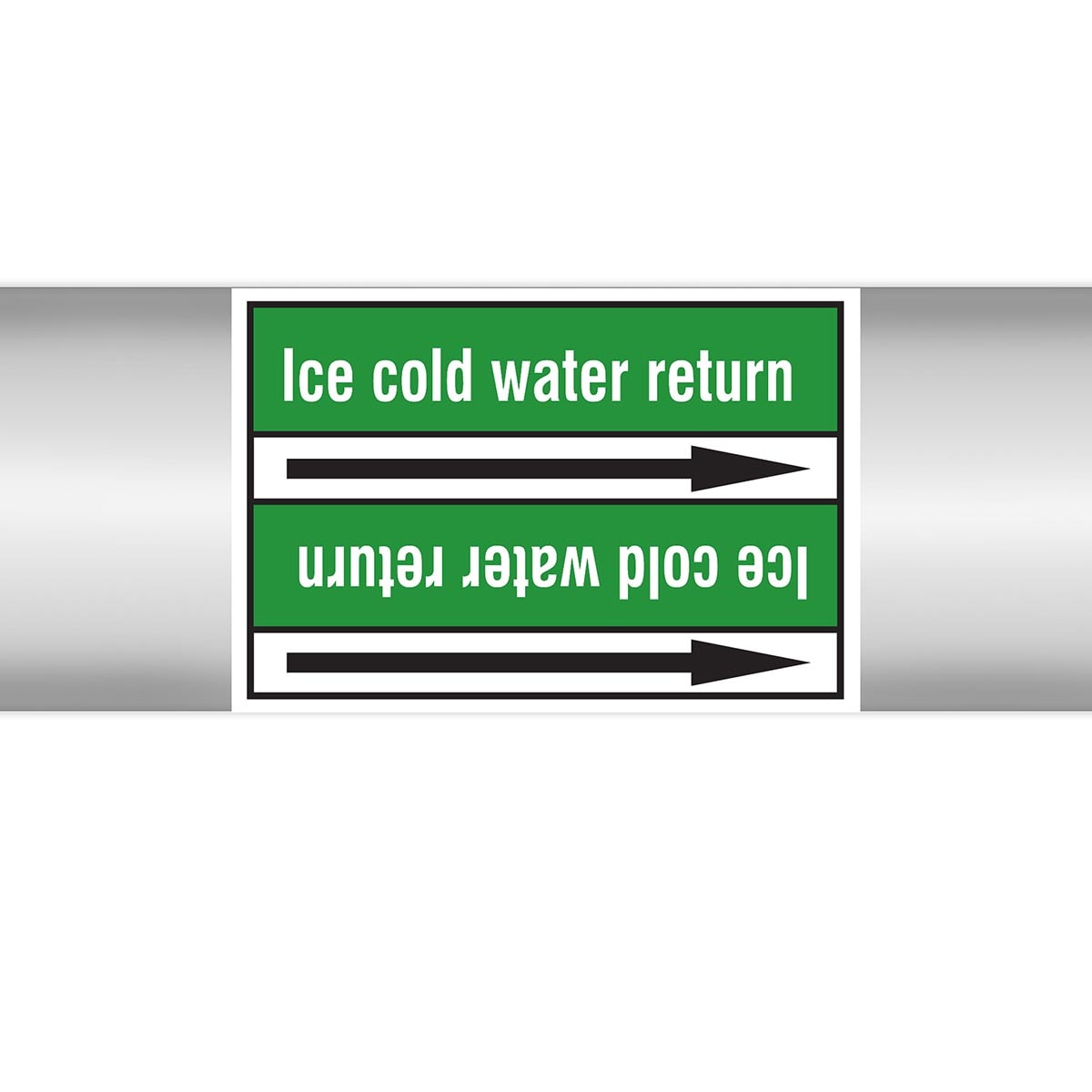 BRADY - Marcatubi in rotolo con liner, senza pittogrammi – Acqua