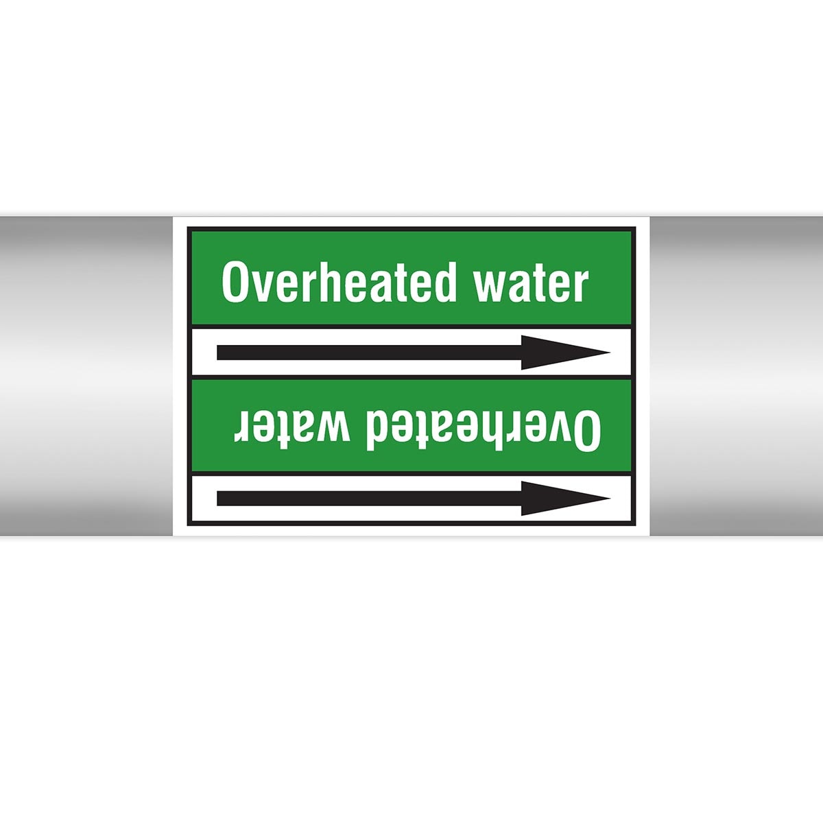 BRADY - Marcatubi in rotolo con liner, senza pittogrammi – Acqua