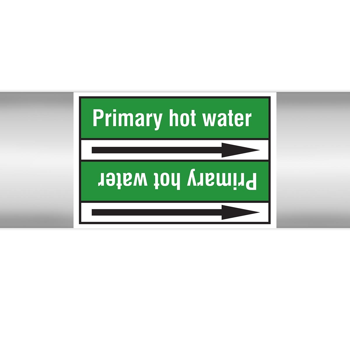 BRADY - Marcatubi in rotolo con liner, senza pittogrammi – Acqua