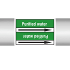 BRADY - Marcatubi in rotolo con liner, senza pittogrammi – Acqua
