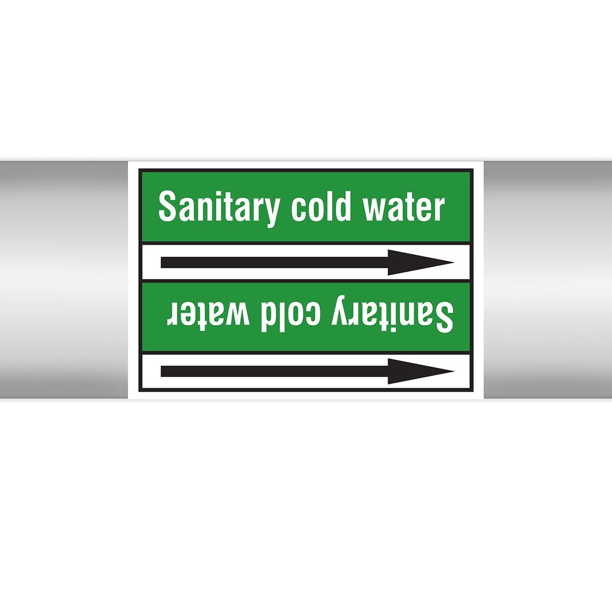 BRADY - Marcatubi in rotolo con liner, senza pittogrammi – Acqua