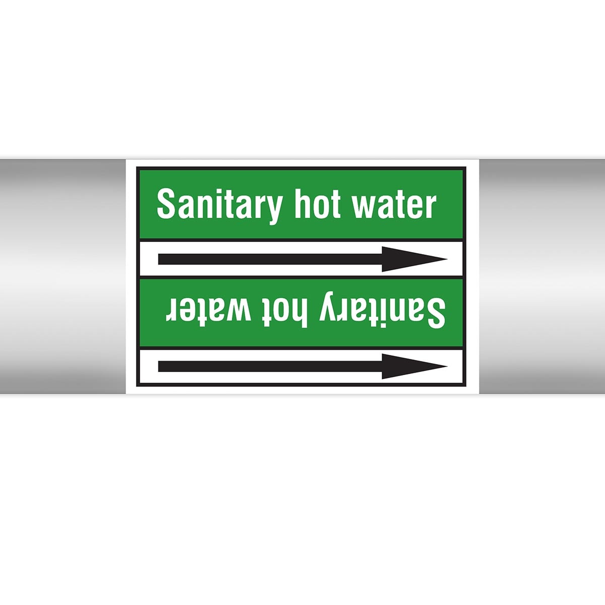 BRADY - Marcatubi in rotolo con liner, senza pittogrammi – Acqua