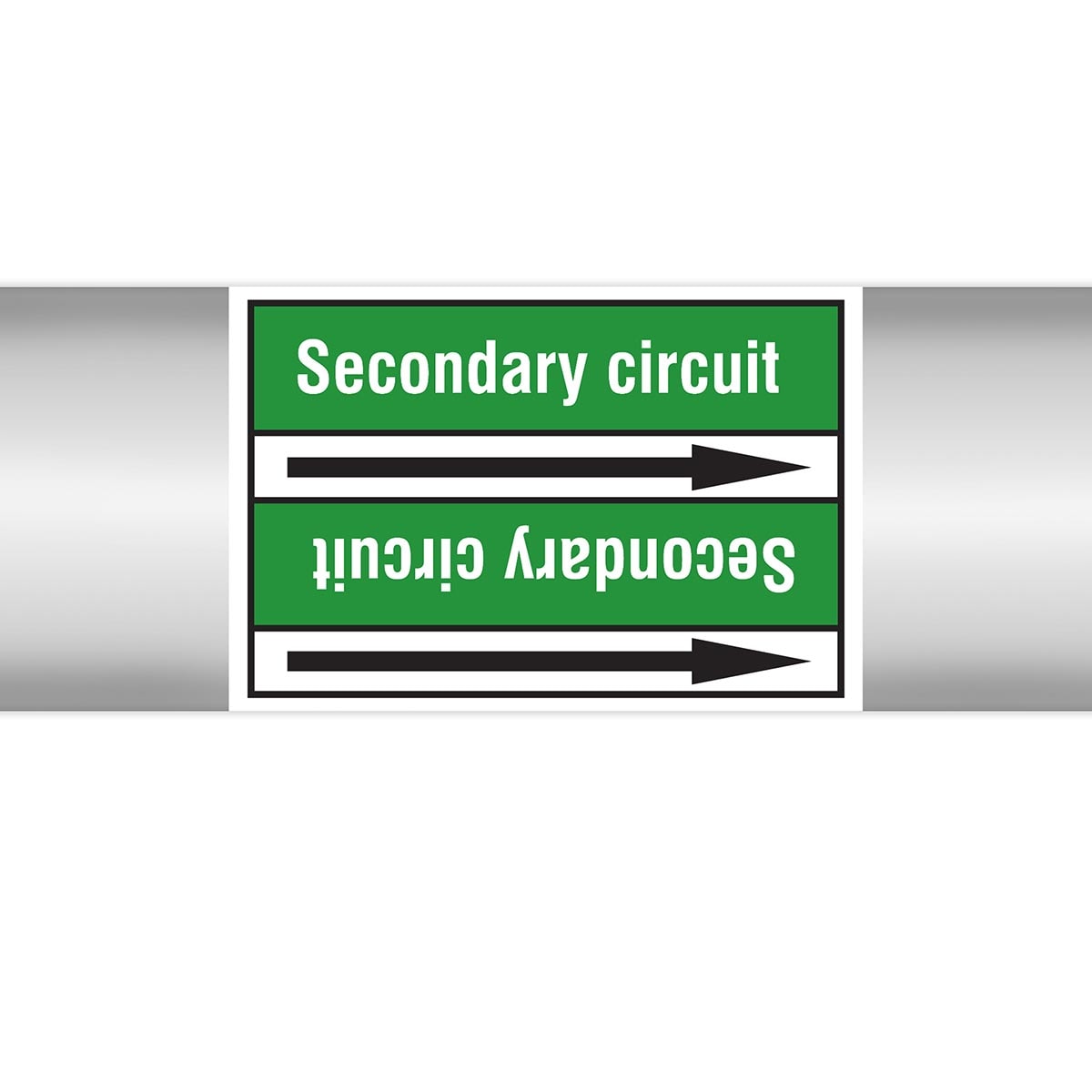 BRADY - Marcatubi in rotolo con liner, senza pittogrammi – Acqua