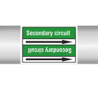 BRADY - Marcatubi in rotolo con liner, senza pittogrammi – Acqua