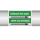 BRADY - Marcatubi in rotolo con liner, senza pittogrammi – Acqua