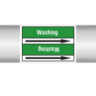 BRADY - Marcatubi in rotolo con liner, senza pittogrammi – Acqua
