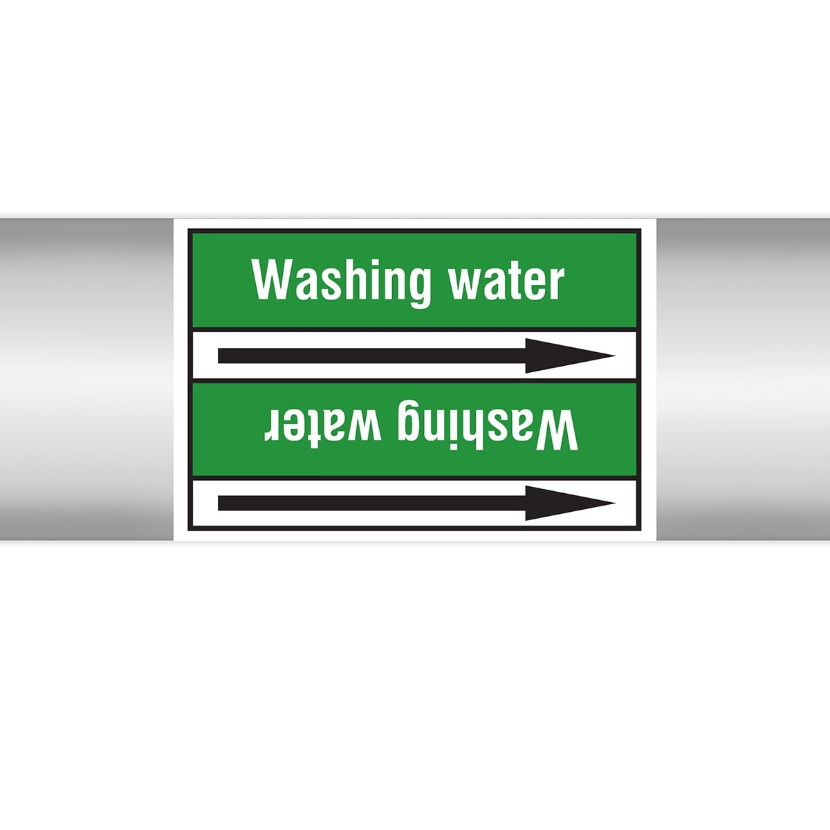 BRADY - Marcatubi in rotolo con liner, senza pittogrammi – Acqua