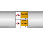 BRADY - Marcatubi in rotolo con liner e pittogrammi – Gas