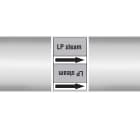 BRADY - Marcatubi in rotolo con liner, senza pittogrammi – Vapore N023052