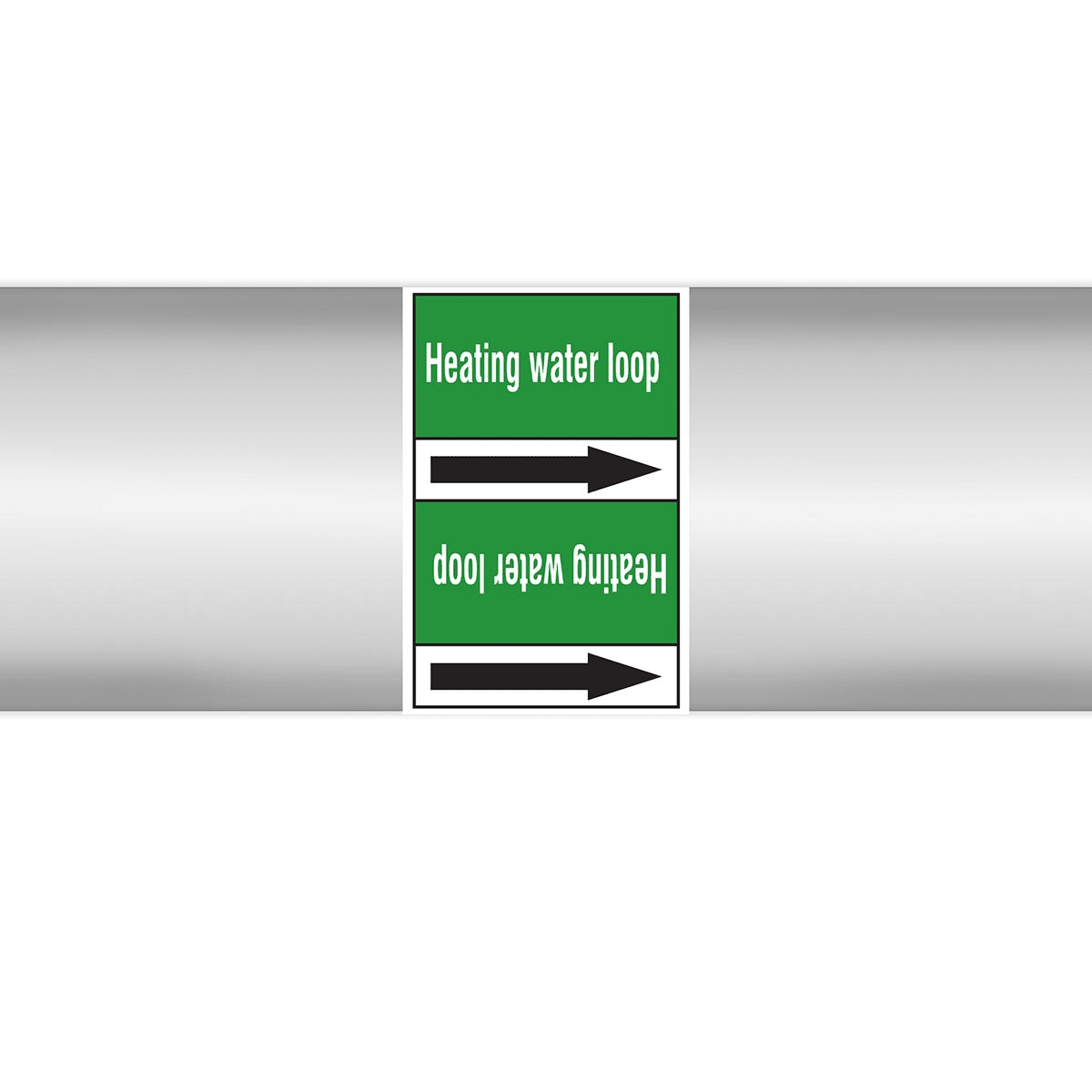 BRADY - Marcatubi in rotolo con liner, senza pittogrammi – Acqua