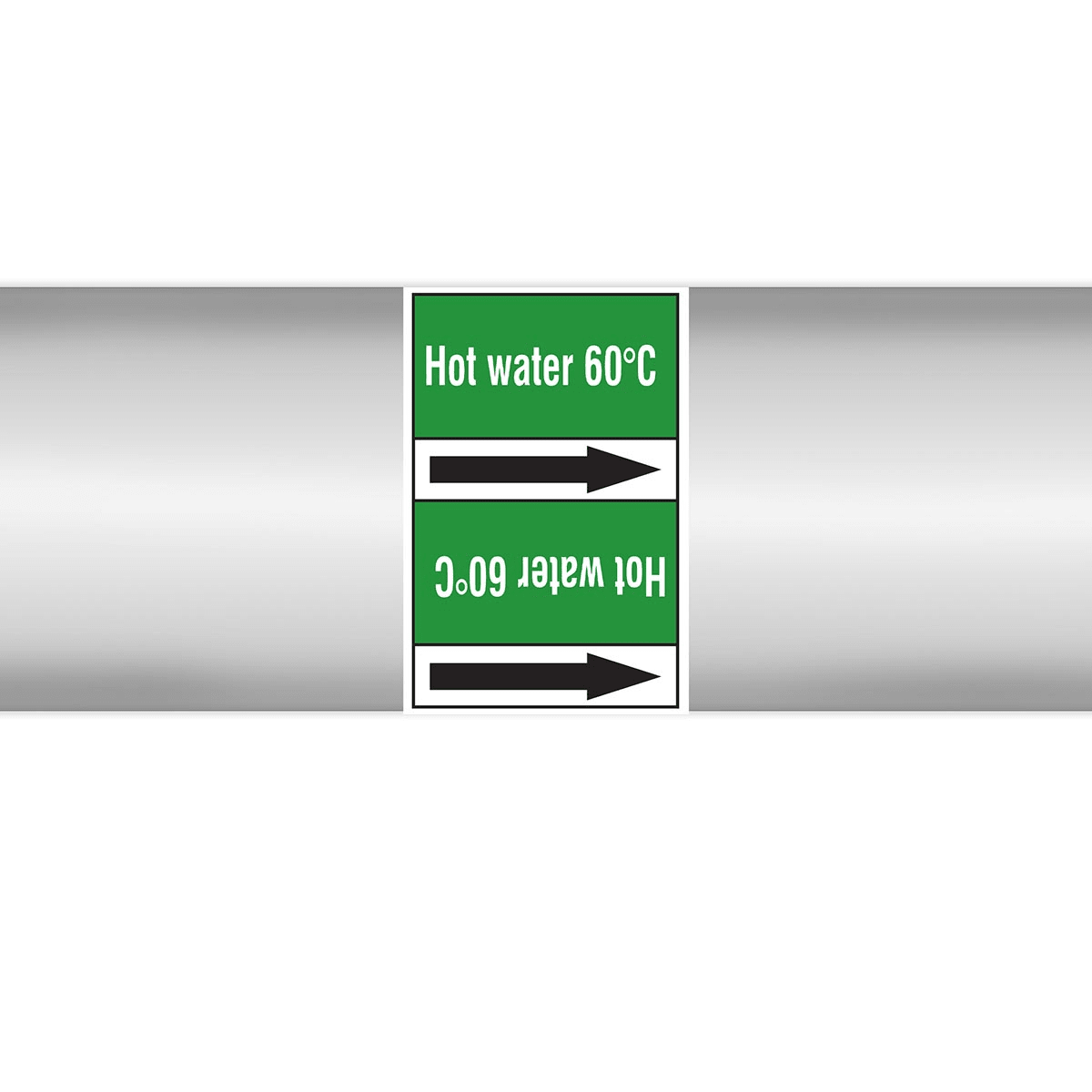 BRADY - Marcatubi in rotolo con liner, senza pittogrammi – Acqua