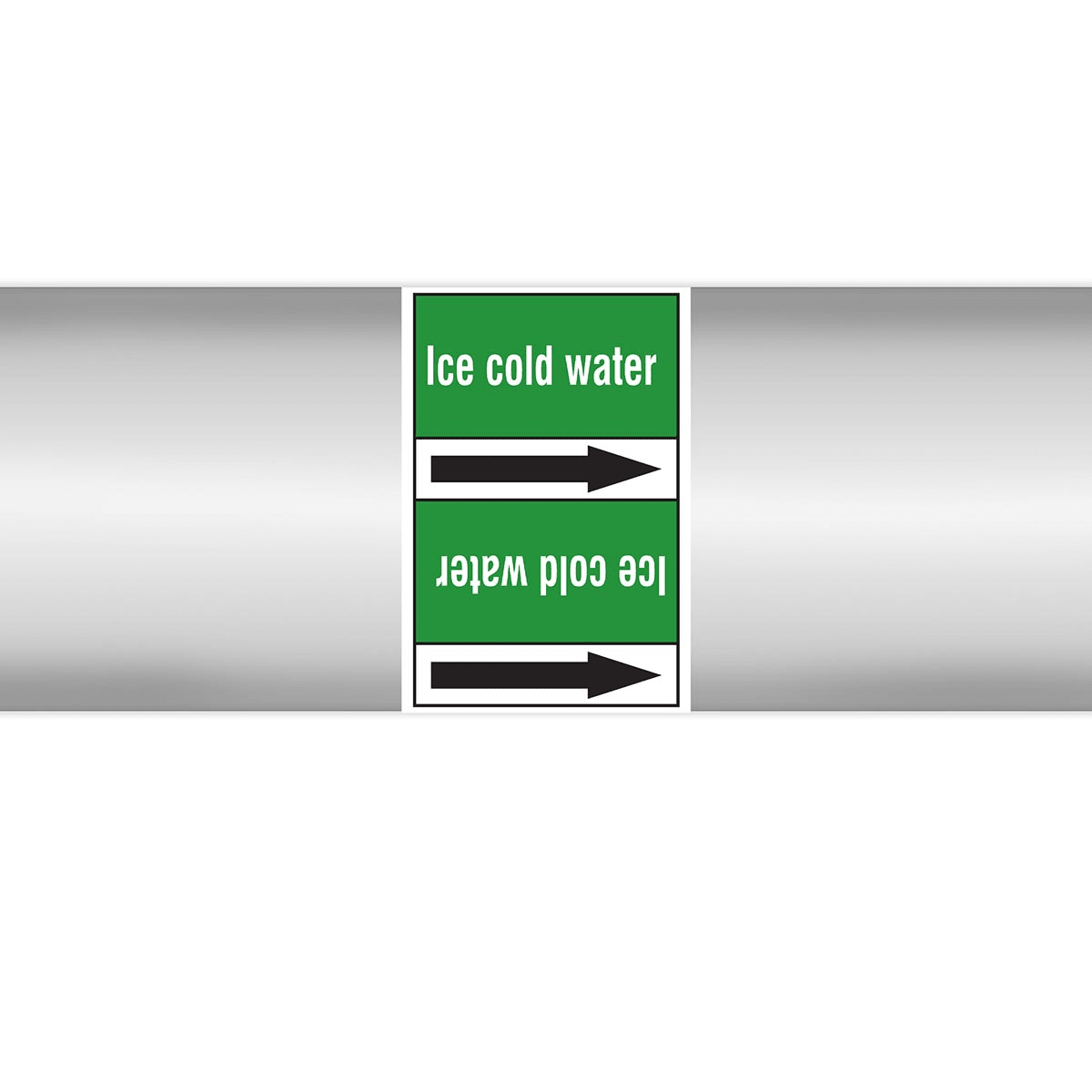 BRADY - Marcatubi in rotolo con liner, senza pittogrammi – Acqua