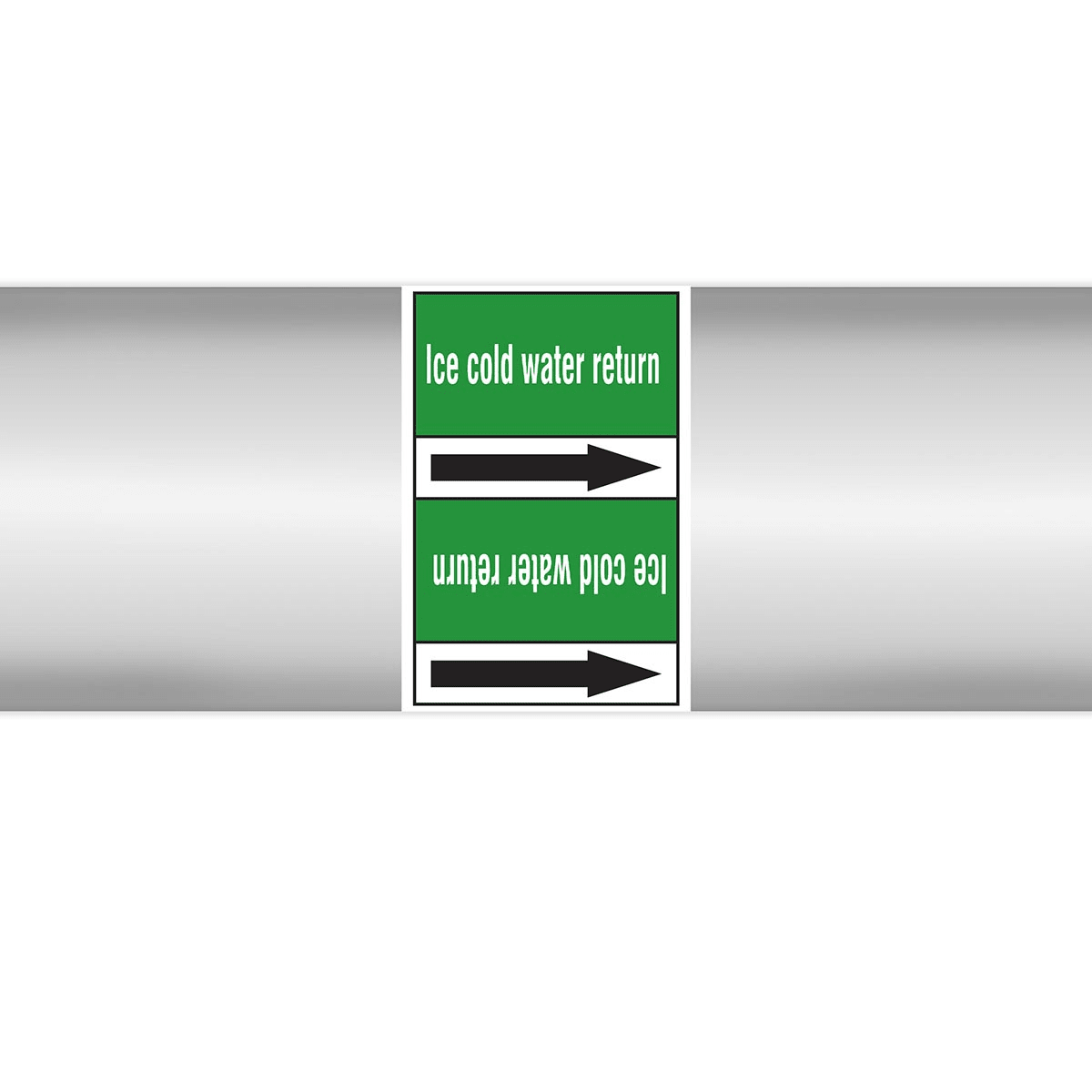 BRADY - Marcatubi in rotolo con liner, senza pittogrammi – Acqua