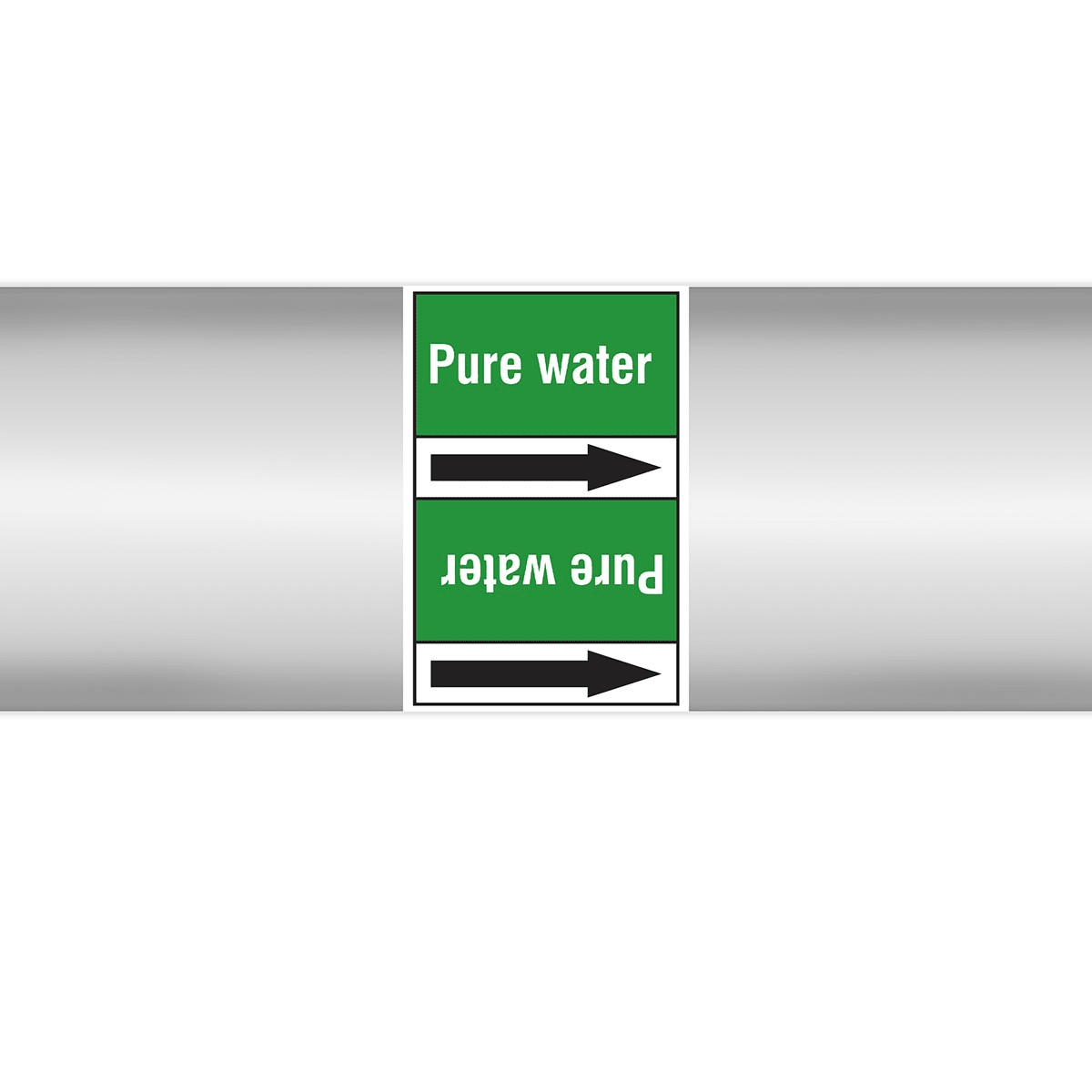 BRADY - Marcatubi in rotolo con liner, senza pittogrammi – Acqua