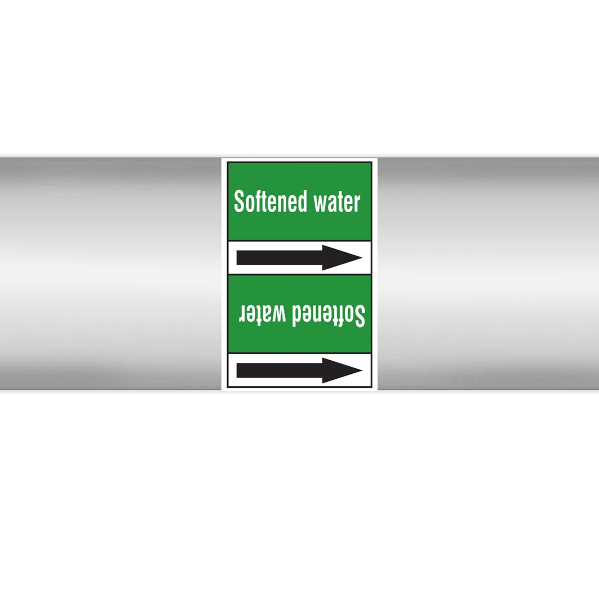 BRADY - Marcatubi in rotolo con liner, senza pittogrammi – Acqua