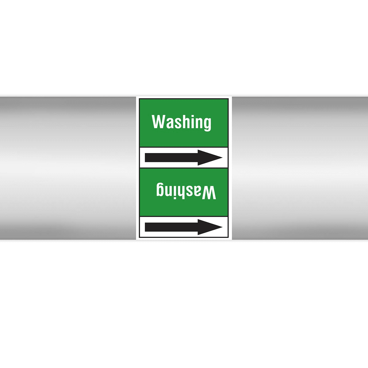 BRADY - Marcatubi in rotolo con liner, senza pittogrammi – Acqua
