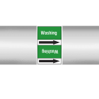 BRADY - Marcatubi in rotolo con liner, senza pittogrammi – Acqua