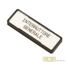 BRADY - Portatarga adesivo 17x52 per T1549B P1752A